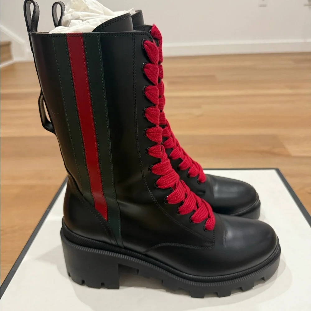 Gucci Combat Boots - Picture 1 of 5
